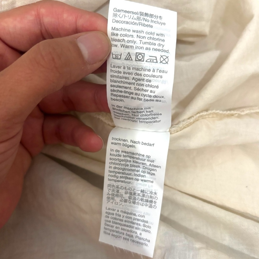 Point Sur J.Crew Cream Multi Color Pom Pom Tiered Midi Dress - Size 14 - Picture 11 of 11